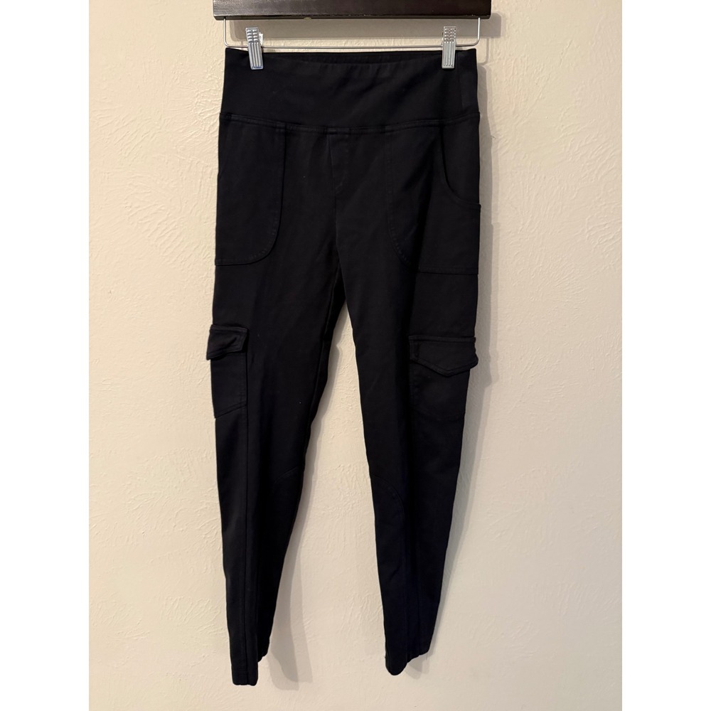 XCVI Women Blue Cargo Leggings Slim Fit Pull On Stretch Pants Style 20512 XS